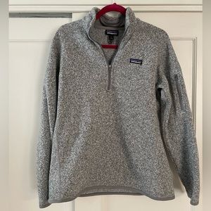 Patagonia better sweater quarter zip - large